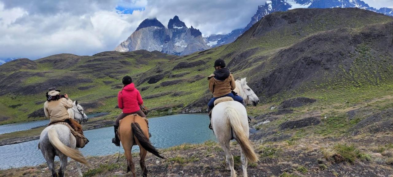 فيلا Cabana En Laguna Azul Patagonia Bagual Torres del Paine National Park المظهر الخارجي الصورة