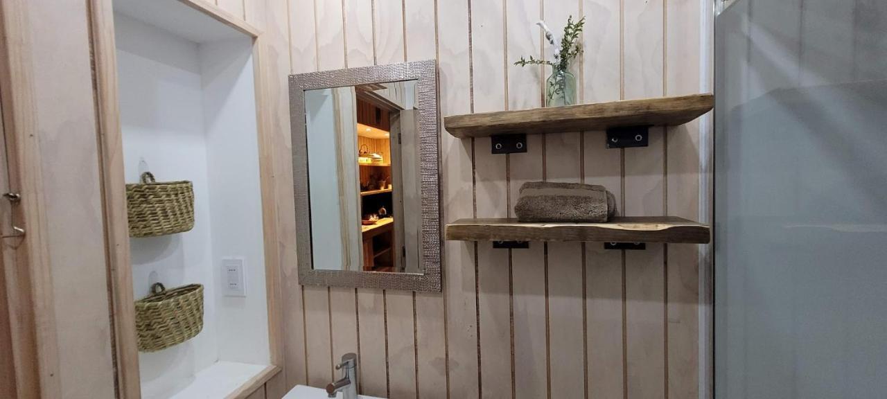 فيلا Cabana En Laguna Azul Patagonia Bagual Torres del Paine National Park المظهر الخارجي الصورة